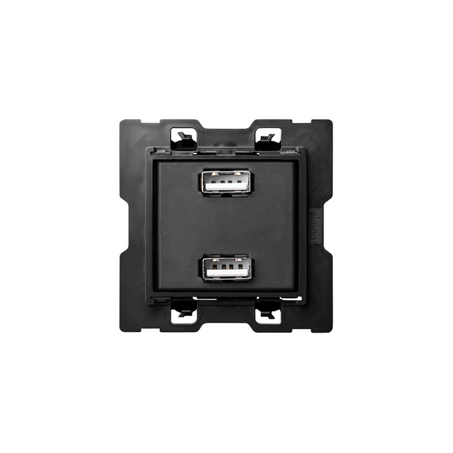 Simon 100 Ładowarka USB podwójna 21A 5V D/C (mechanizm bez ramki montażowej) 100-230V zaciski śrubow