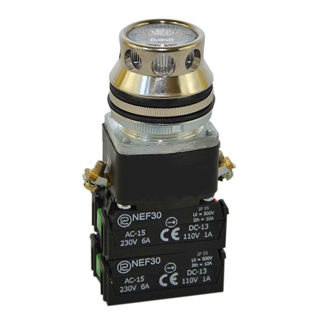 Przycisk NEF30-KLX2Y/130V bezbarwny W0-NEF30-KL X2Y/130V B PROMET