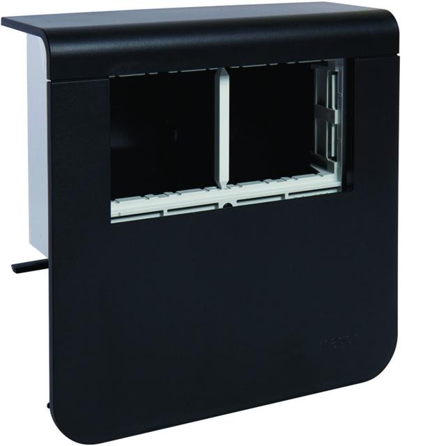 tehalit.SL Pusty nośnik urządzeń 20x55 45x45 czarny SL200559039011 HAGER