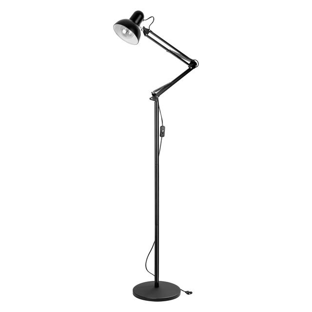 LUWES II, lampa podłogowa, E27, max. 18W, 182 cm, czarna LS-7/B ORNO