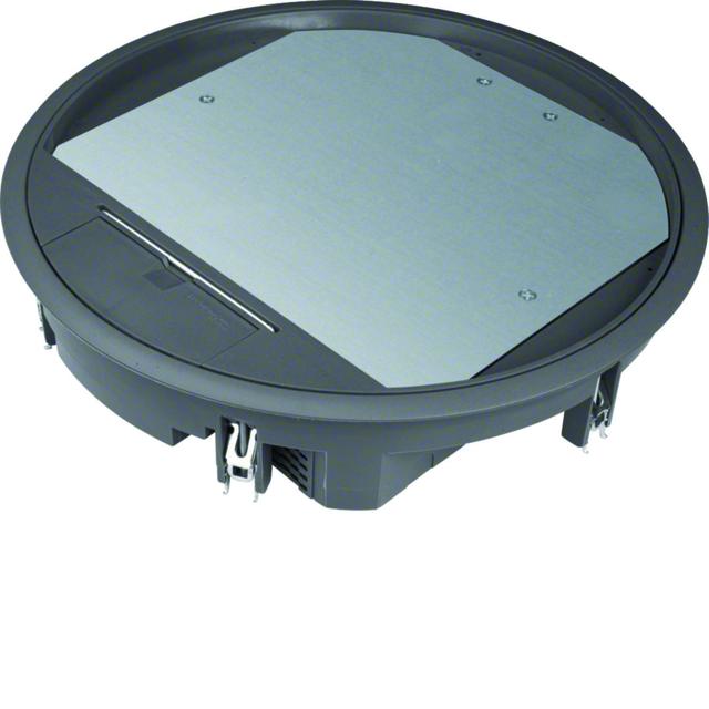 tehalit.VE-EE Pokrywa uchylna VR12 fi306 wykładzina 12mm czarny PA VR12129005 HAGER