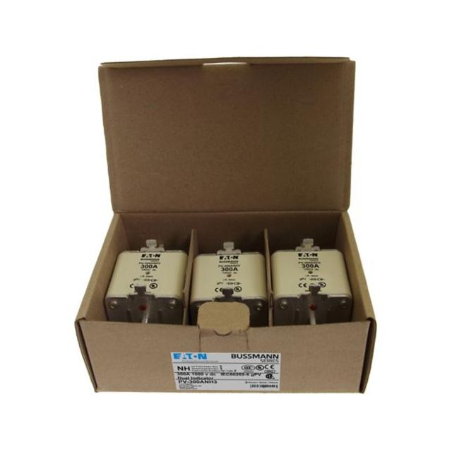 PV-300ANH3 Wkładka PV NH 300A 1000V DC PV rozmiar 3 podwójny wskaźnik PV-300ANH3 EATON