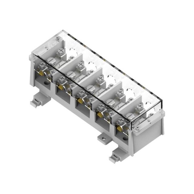 Listwa zaciskowa-odgałe. 5x35/16 +pokryw. na szynę