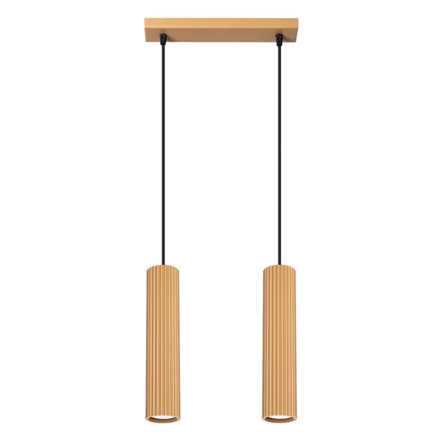 Sollux Lampa wisząca KARBON 2 złoty SL.1555