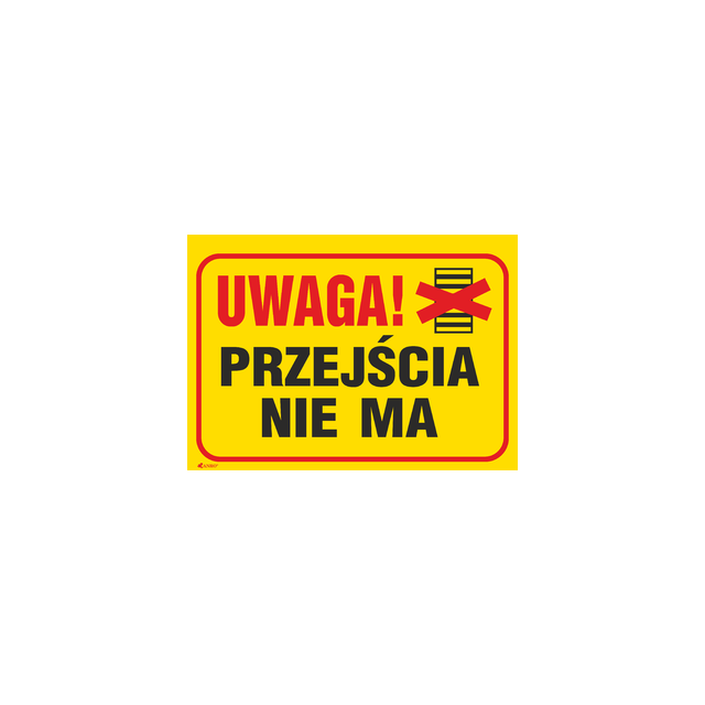 UWAGA! PRZEJŚCIA NIE MA  350X250 PŁYTA PCV SZTYWNA