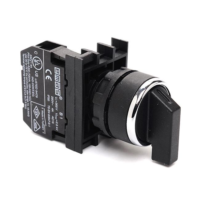 Przycisk pokrętny 1NO, stabilny, pozycje 0-1