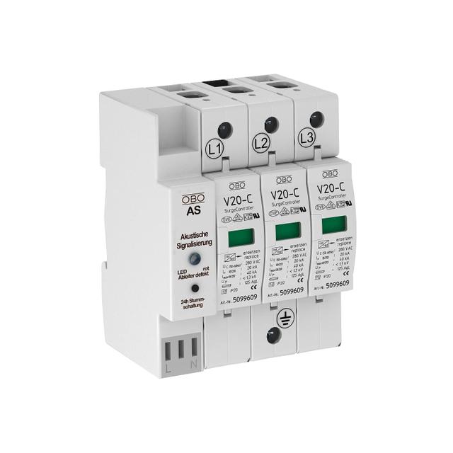 V 20-C/3+AS-280, OGRAN.PRZECIWP.3P.220V AS