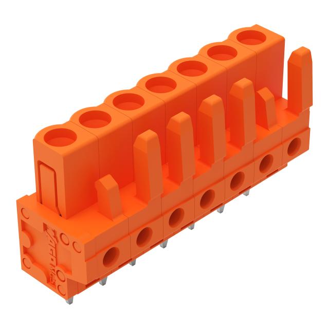 MCS-MIDI Classic gniazdo 7-bieg. pomarańczowe raster 5,08 mm