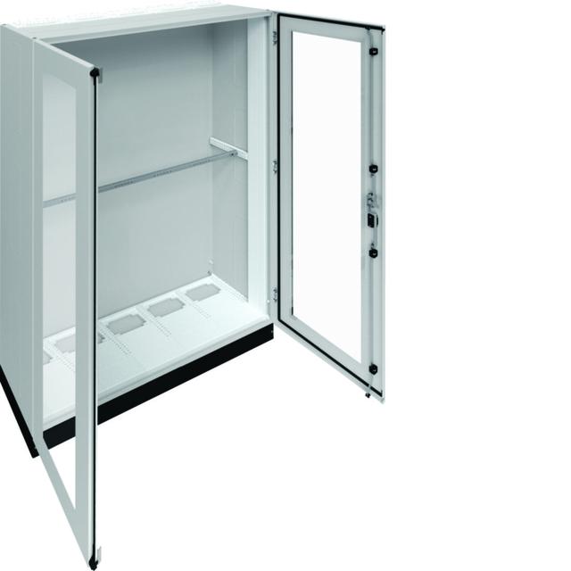 univers Rozdzielnica stojąca IP55 kl. I 1300x1850x400 + cokół 100mm drzwi transparentne FR25V1 HAGER