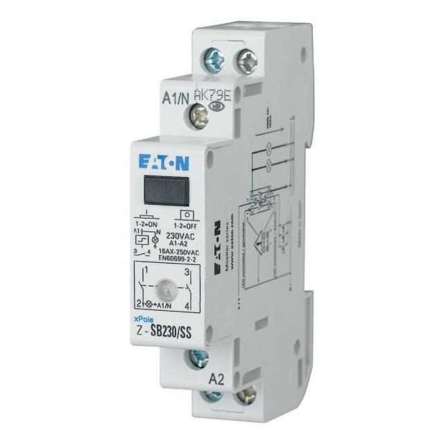 Z-SB230/SS Przekaźniki impulsowy z sygnalizacją diodą LED 16A 230V AC 2Z 265301 EATON