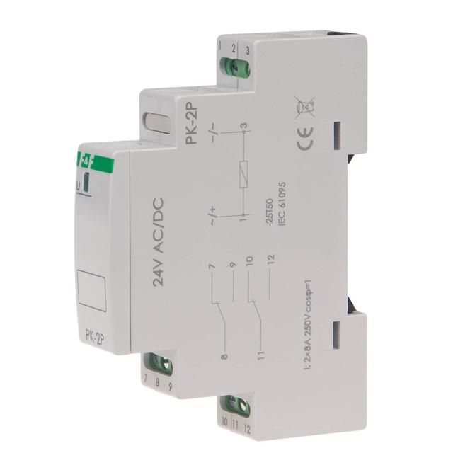 Przekaźnik elektromagnetyczny PK-2P 24 V PK-2P-24V F&F