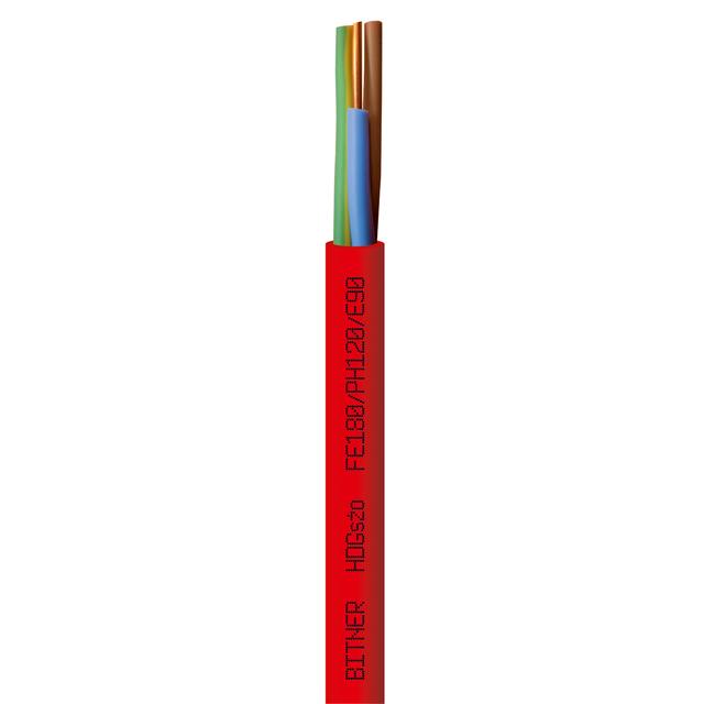 Przewód elektroenergetyczny HDGs 2x2,5mm2 300/500V FE180/PH120/E90 ognioodporny bezhalogenowy /200m/ BITNER