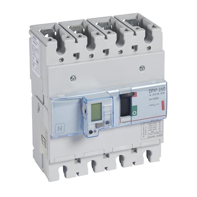 Wyłącznik DPX3 250 El Sg 4P 100A 36kA 420535 LEGRAND