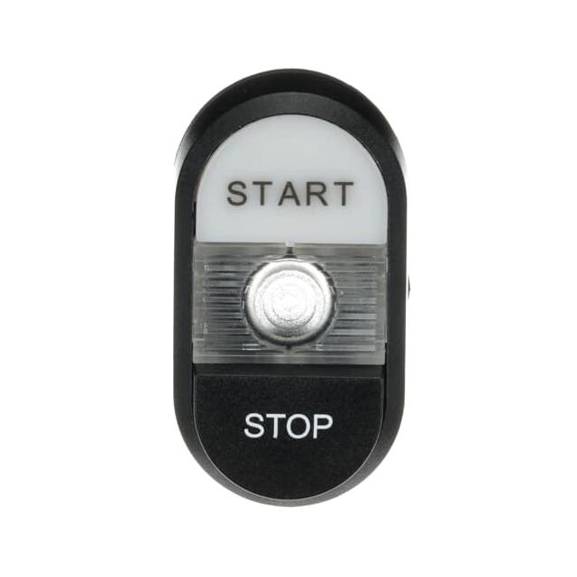 Przycisk podwójny START-STOP przezroczyste pole podświetlany MPD19-11C