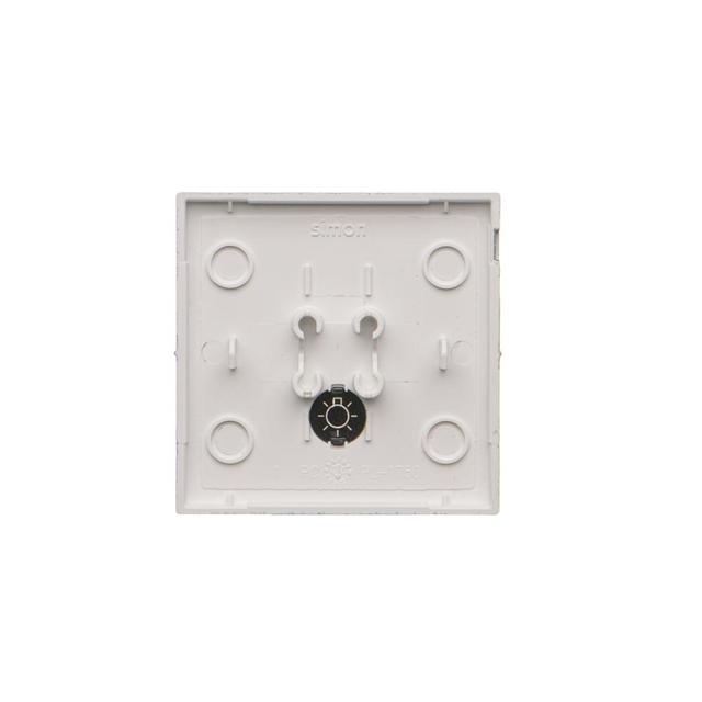 Simon 55 Klawisz pojedynczy z oczkiem z piktogramem /światło/ do: SP1M Aluminium mat