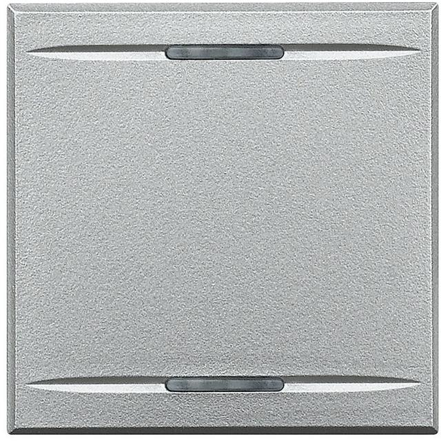 AXOLUTE MYHOME - KLAWISZ 2 FUNKCJI 2M ALUMINIUM, Bticino