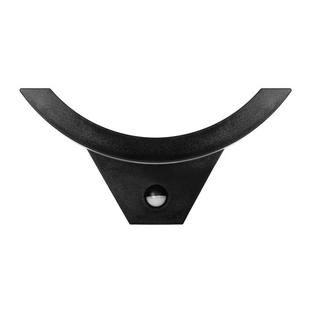 SPINEL LED 10W oprawa ogrodowa z czujnikiem ruchu 140st 800lm IP54 4000K IK10 czarna AD-OP-6119BLPMR