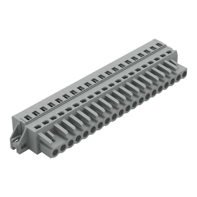 MCS-MIDI Classic gniazdo 20-bieg. szare raster 5 mm /10szt./ WAGO
