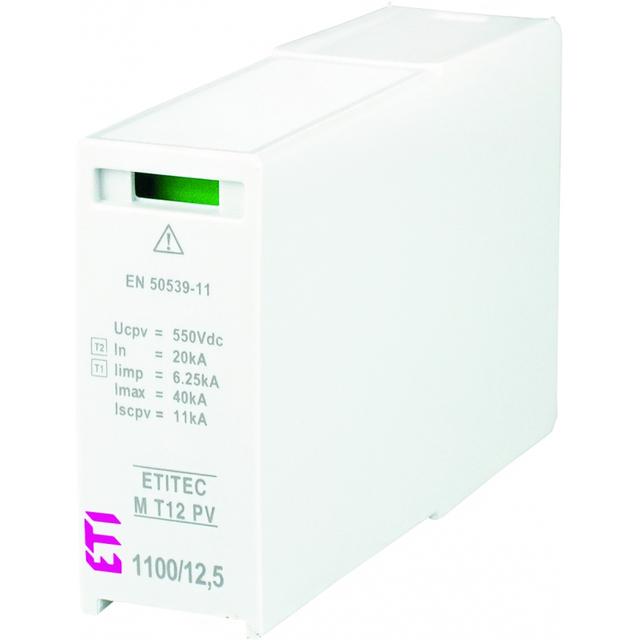 Moduł wymienny do ogran.przepięć T1,T2 (kl.B,C) do systemów PV MOD. M T12 PV 750/6,25 S 002440522 ETI