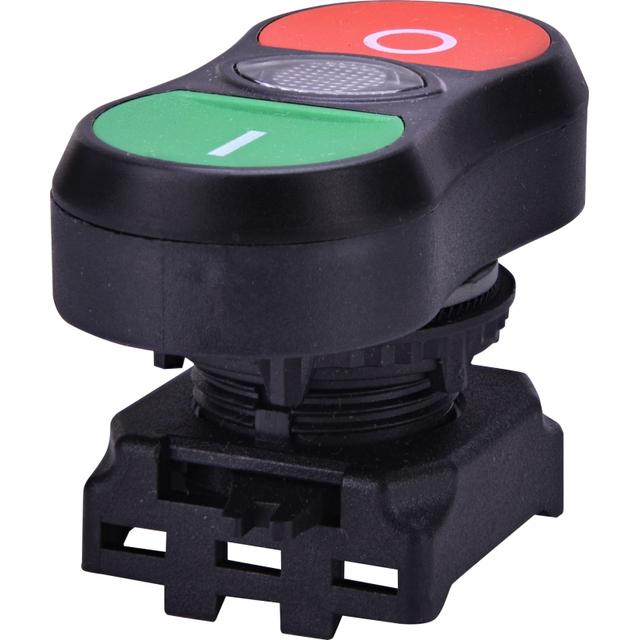 EGTI-S - Napęd z guzikiem podwójnym podświetlany z przeźroczystą listwą centralną