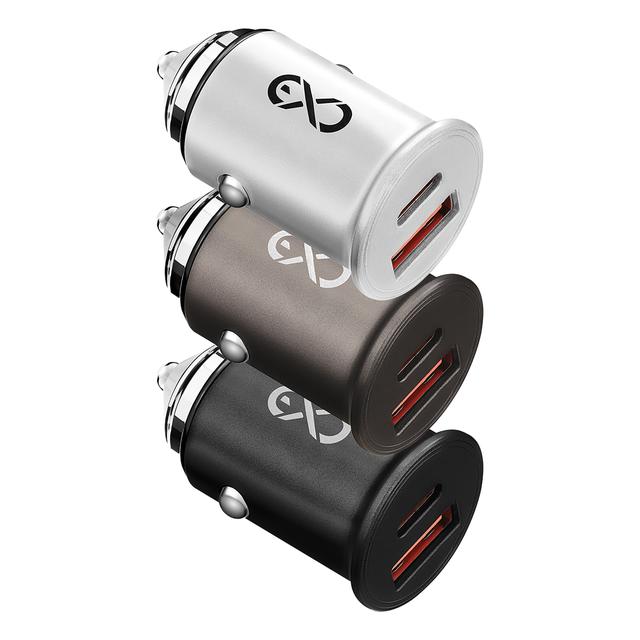 EXC Mobile ładowarka samochodowa CUTE PRO, USB+PD, 30W, kolor mix* (*wysyłany losowo z dostępnych ko