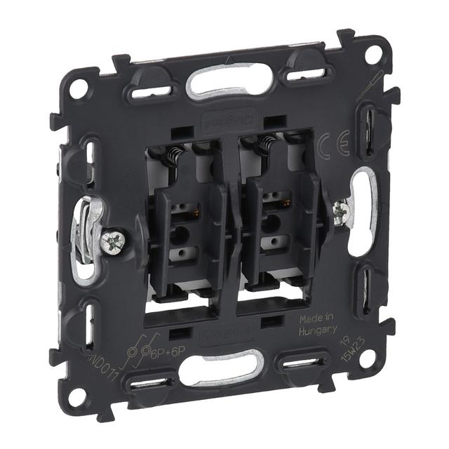 VALENA ALLURE - PRZYCISK PODWÓJNY PRZEŁĄCZNIKANY NO/NC, Legrand