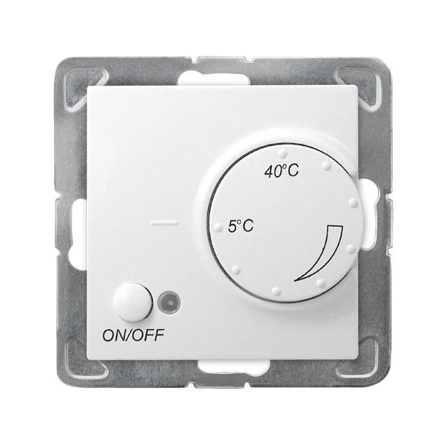 IMPRESJA Regulator temperatury z czujnikiem napowietrznym kolor biały RTP-1YN/m/00 OSPEL