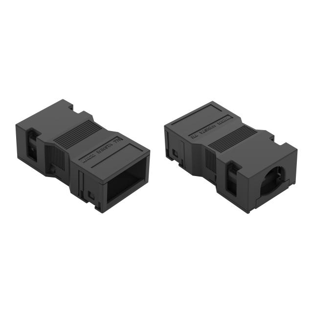 obudowa odciążająca przewody 2-torowa raster 2,5 mm czarna /50szt./ WAGO