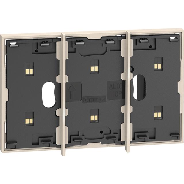 LIVING NOW 'MY HOME' - RAMKA STYKOWA - 2+1 MODUŁ - PIASKOWY BEŻ, Bticino