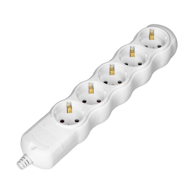 Rozgałęźnik wielogniazdowy 5x2P+Z Schuko biały OR-AE-13266(GS)/W ORNO