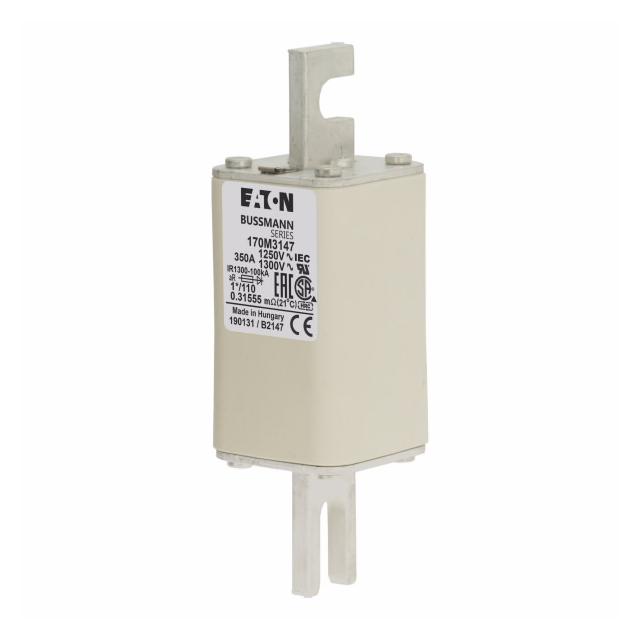 350A 1250V 1*/110 aR INDICATOR FUSE Wkładka szybka 350A AC 1250V rozmiar 1 45x45x138 170M3147 EATON