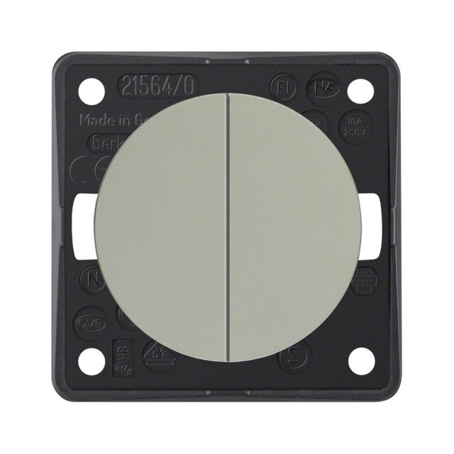 Integro Łącznik wieloklawiszowy przyciskowy, chrom, mat