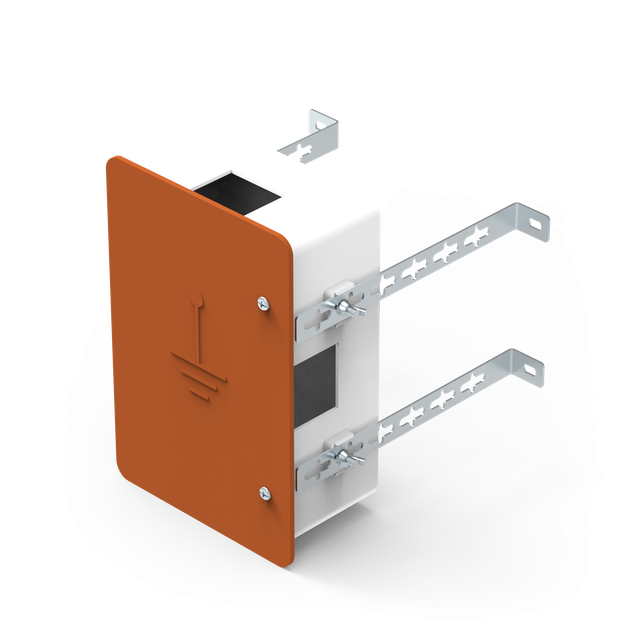 SKRZYNKA KONTROLNA DO ELEWACJI BRĄZOWA 68.4/BR