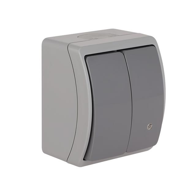 VW-2L Koala Łącznik świecznikowy podświetlany n/t IP44 popiel/grafit VW 152-58 61.320 OPATÓWEK