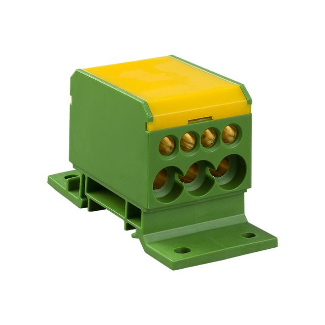 Blok rozdzielczy 2x4-50mm2-3x2,5-25mm2-4x2,5-16mm2 żółto-zielony DB1-Z-8.17 OPATÓWEK