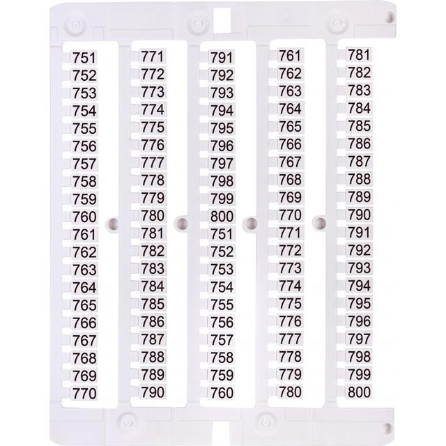 Oznacznik 751 do 800 (100 szt.) ES-NU0851751 003903092 ETI