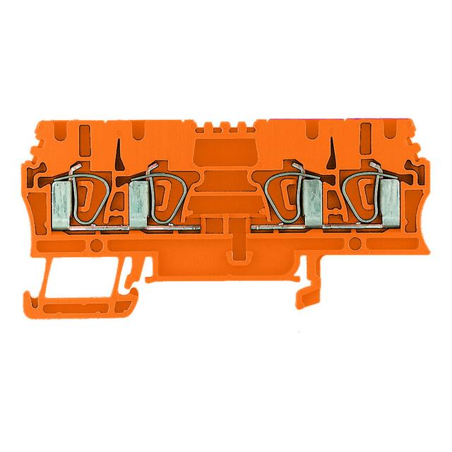 ZDU 2.5/2X2AN OR Złączka szynowa przelotowa, nr katalogowy 1636810000