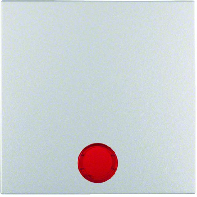 BERKER B.Kwadrat/B.7 Klawisz z 5 dołączonymi soczewkami do łączników 1-klawiszowych aluminium mat la