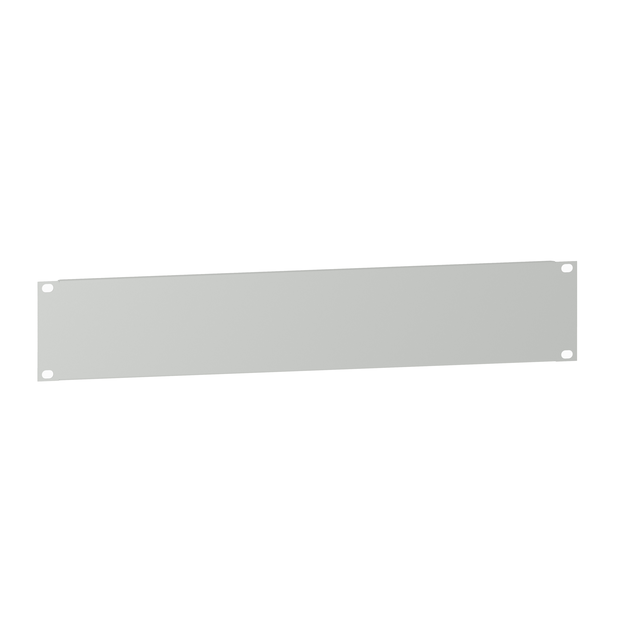 Płyta przednia 19, 2U, blacha stalowa , RAL7035