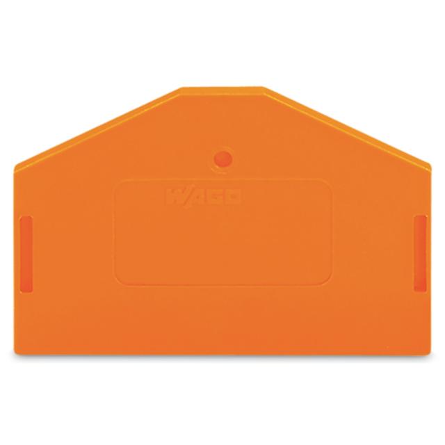 ścianka końcowa pomarańczowa