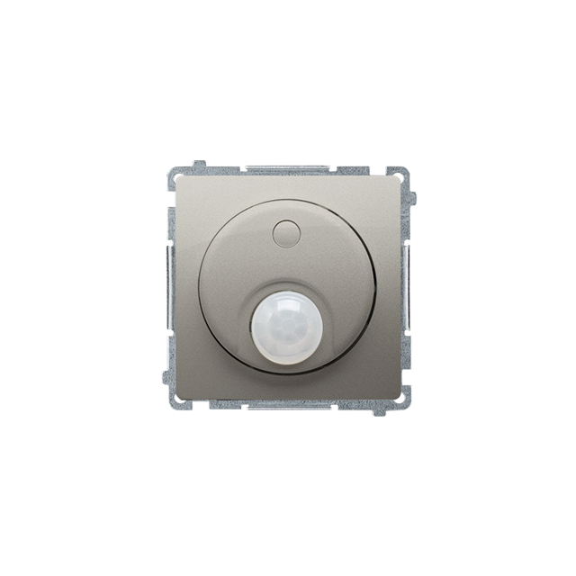 Simon Basic Łącznik z czujnikiem ruchu 20-500 W satynowy