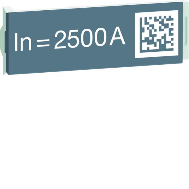 ACB HW1 Wtyczka z oznaczeniem znamionowym wyłącznika 2500A dostarczane luzem HWW471HSA HAGER