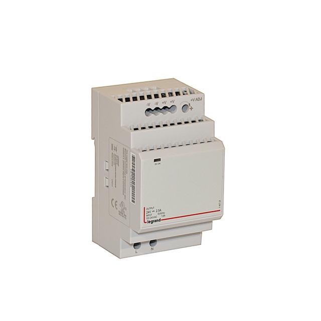 MODUŁOWY JEDNOFAZOWY ZASILACZ IMPULSOWY DC 24V - 60W, Legrand
