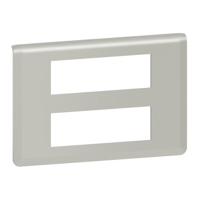 Mosaic - Ramka 2X6 Modułowa Pozioma - Aluminium 079336L LEGRAND