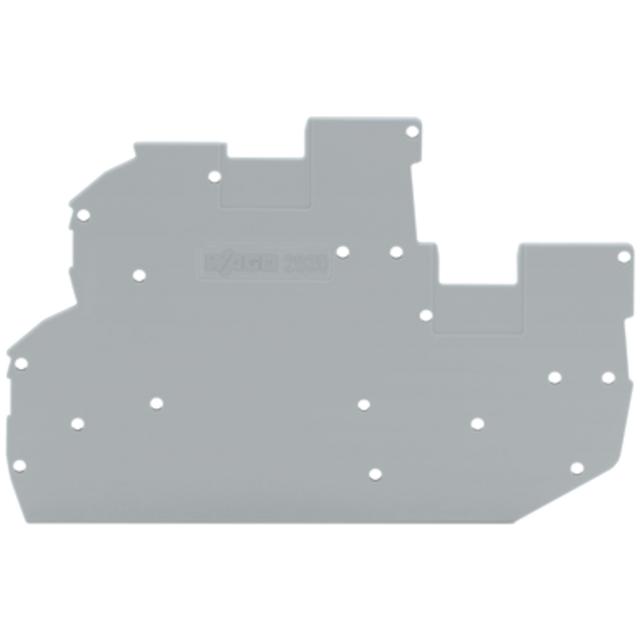 ścianka końcowa szara