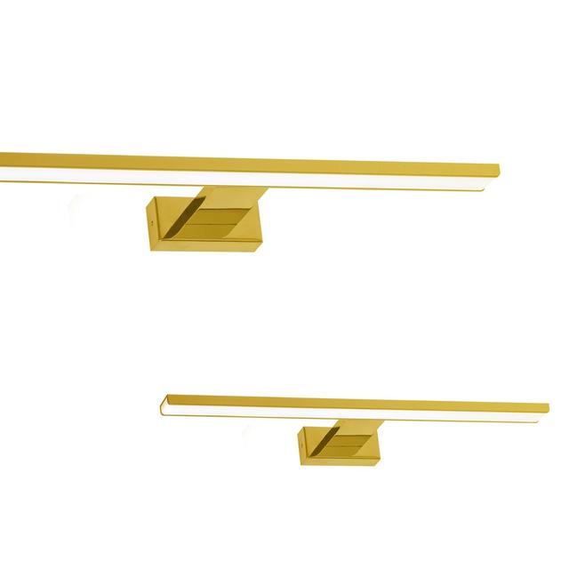 Milagro kinkiet łazienkowy nad lustro LED Shine 15W 1050lm 4000K złoty ML6338