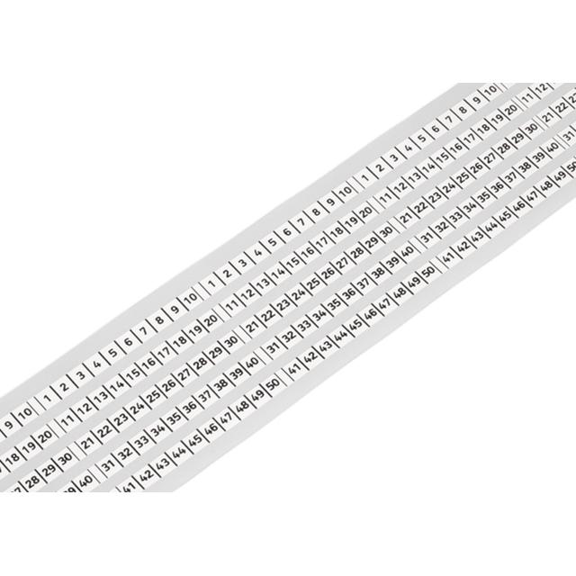 etykiety do opisu ciągłego 5 pasm 5 mm x 25 m białe