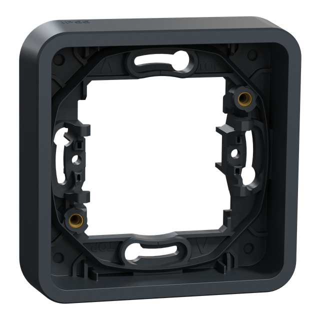 Mureva, podstawa podtynkowa pojedyncza, antracyt