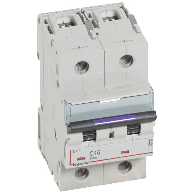 Wyłącznik Nadprądowy S322 C16 2P 16A 50Ka DX3 410148 LEGRAND