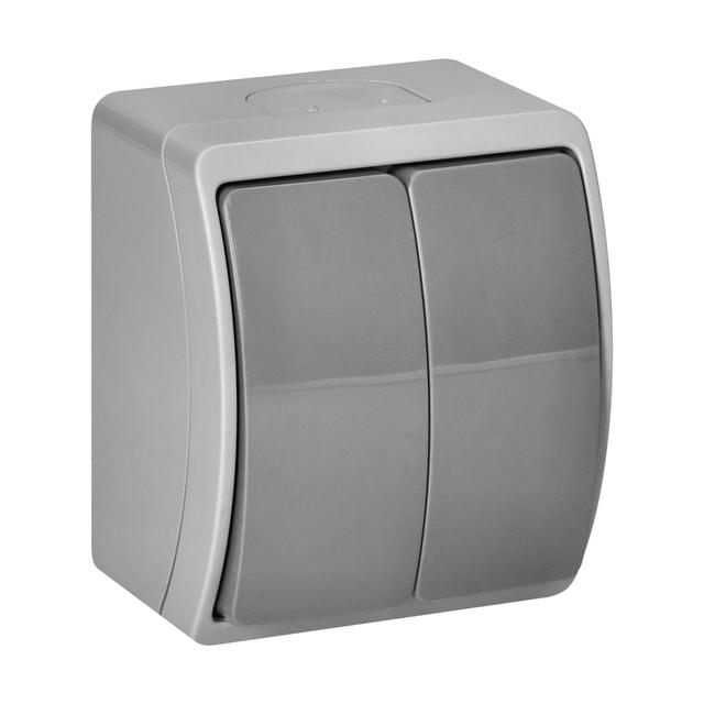 Łącznik świecznikowy n/t AQUATIC IP44 szary-grafit OR-OE-7101/GR ORNO